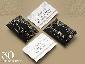 OLEEK ramadan gifts islamic quranic verses cards (30 Daily Reminders) - islamic gifts for women -... | Amazon (US)