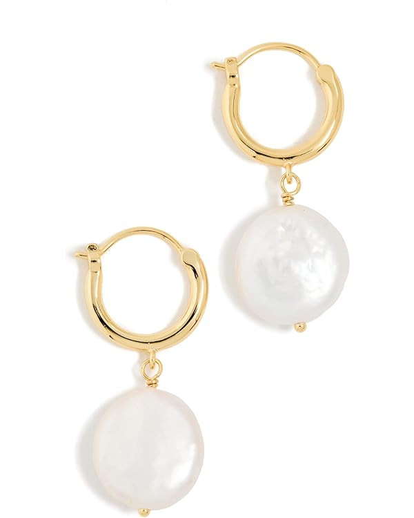 Gorjana Women's Reese Pearl Huggies | Amazon (US)