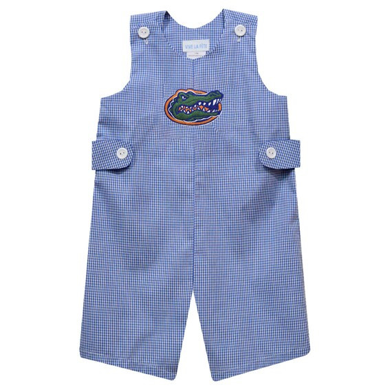 Florida Gators Embroidered Royal Gingham Jon Jon - Etsy | Etsy (US)