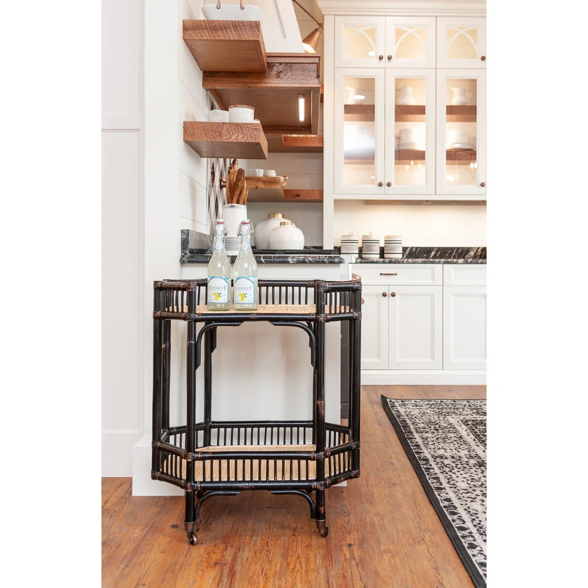 Neyzer Rattan Bar Cart | Wayfair North America
