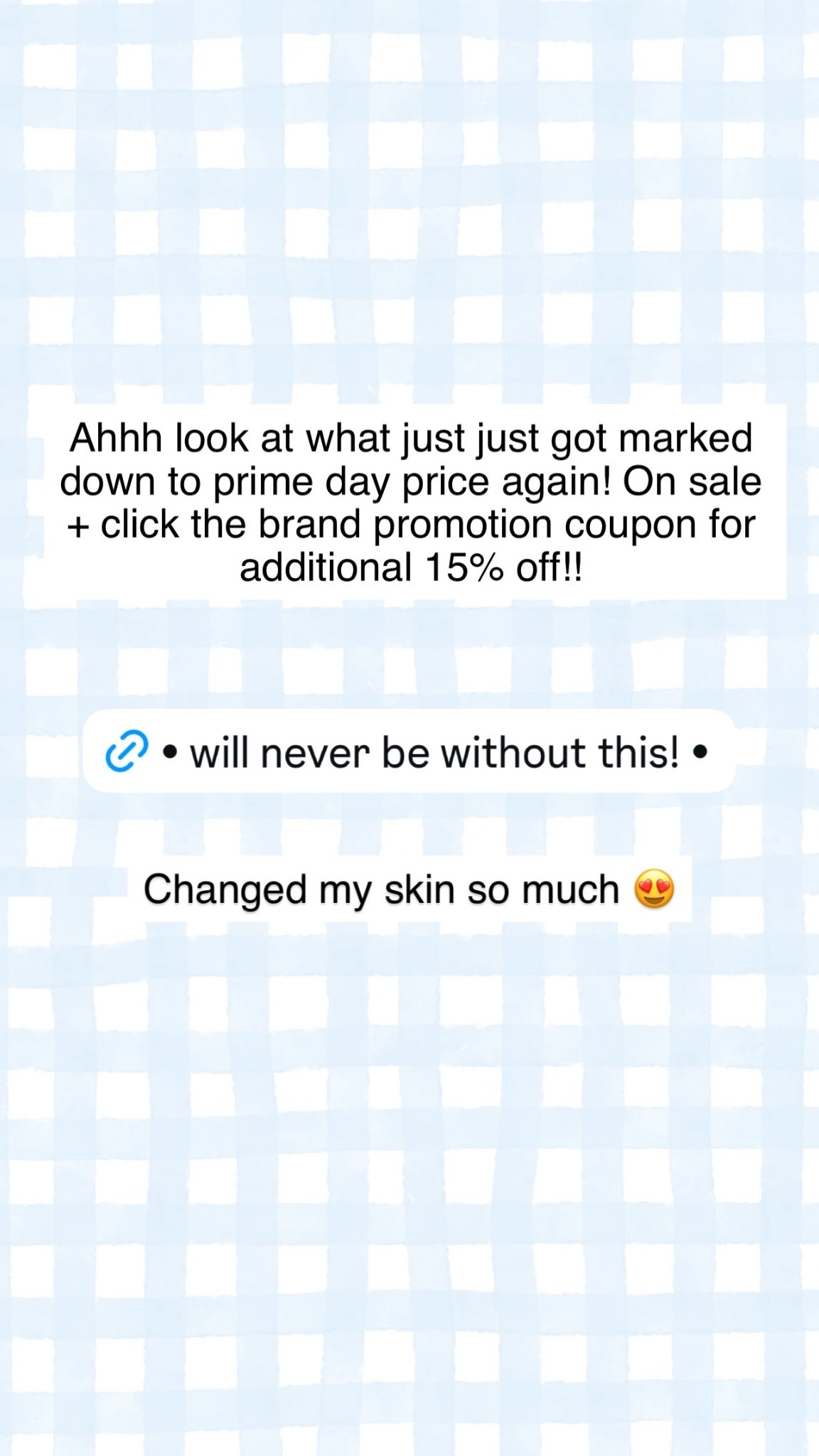 Ahhh look at what just just got marked down to prime day price again! On sale + click the brand promotion coupon for additional 15% off!! Changed my skin so much 😍

#LTKmomlife #LTKBeauty #LTKselfcare