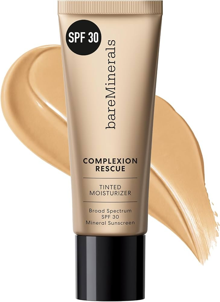 bareMinerals Complexion Rescue Tinted Moisturizer with SPF 30, Hydrating Tinted Mineral Sunscreen... | Amazon (US)
