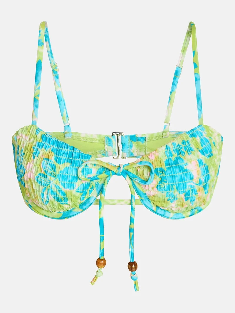 No Boundaries Womens Balconette Underwire Bikini Top, Sizes XXS-XXL | Walmart (US)