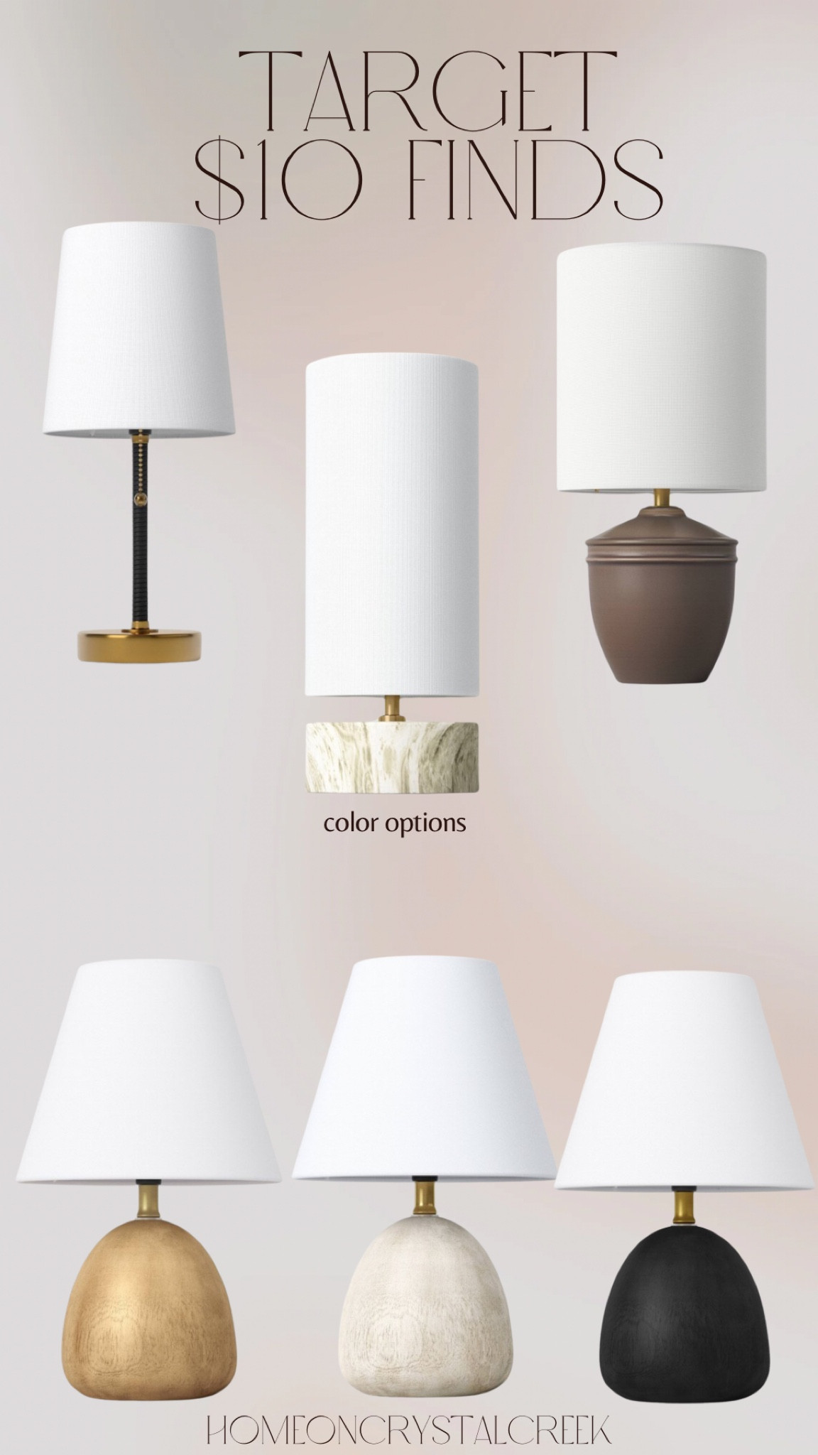 Can you believe these mini lamps from @target are only $10?! I ordered several 🤩 

Shop the links below 👇🏻 

#$10finds


#LTKFindsUnder50 #LTKHome #LTKSaleAlert