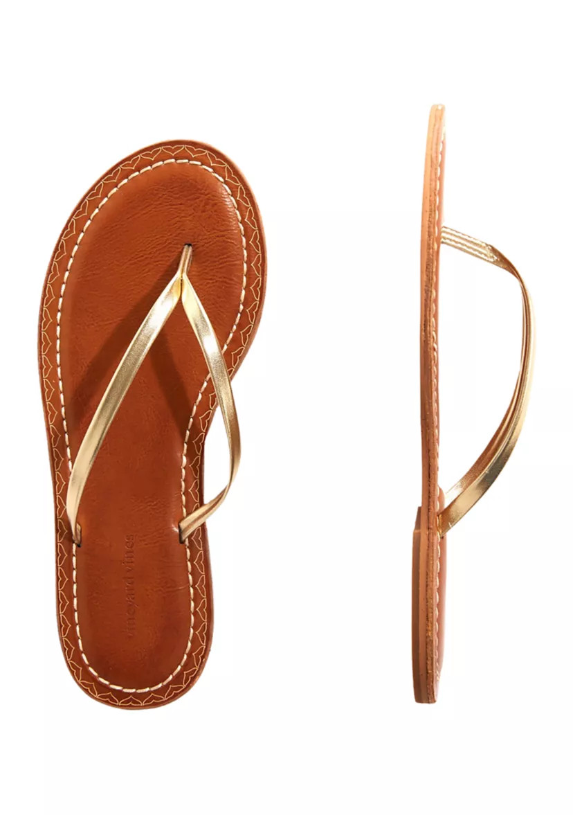 Leather Flip Flops | Belk