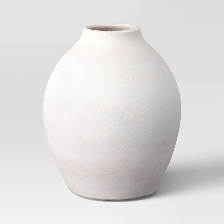 White Concrete Konos Vase 10.75" curated on LTK