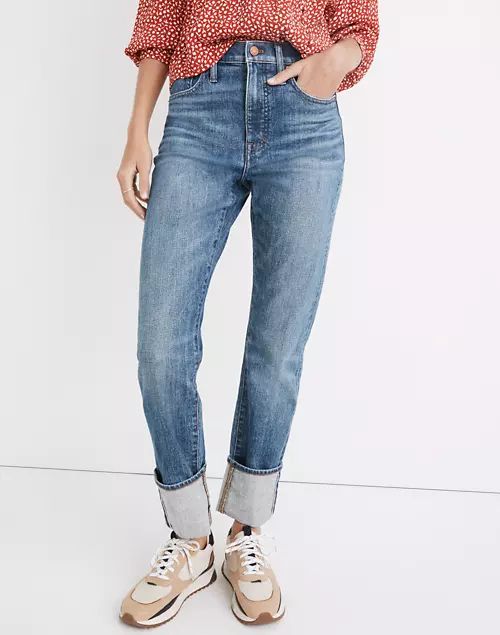 Petite Classic Straight Jeans in Cristoforo Wash: Selvedge Edition | Madewell