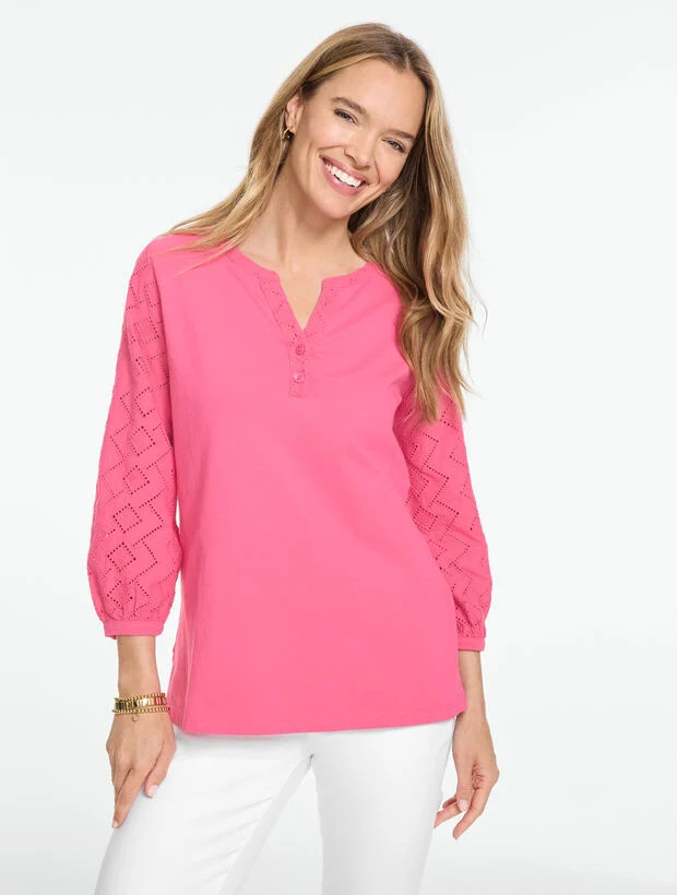 Mixed Media Tunic | Talbots