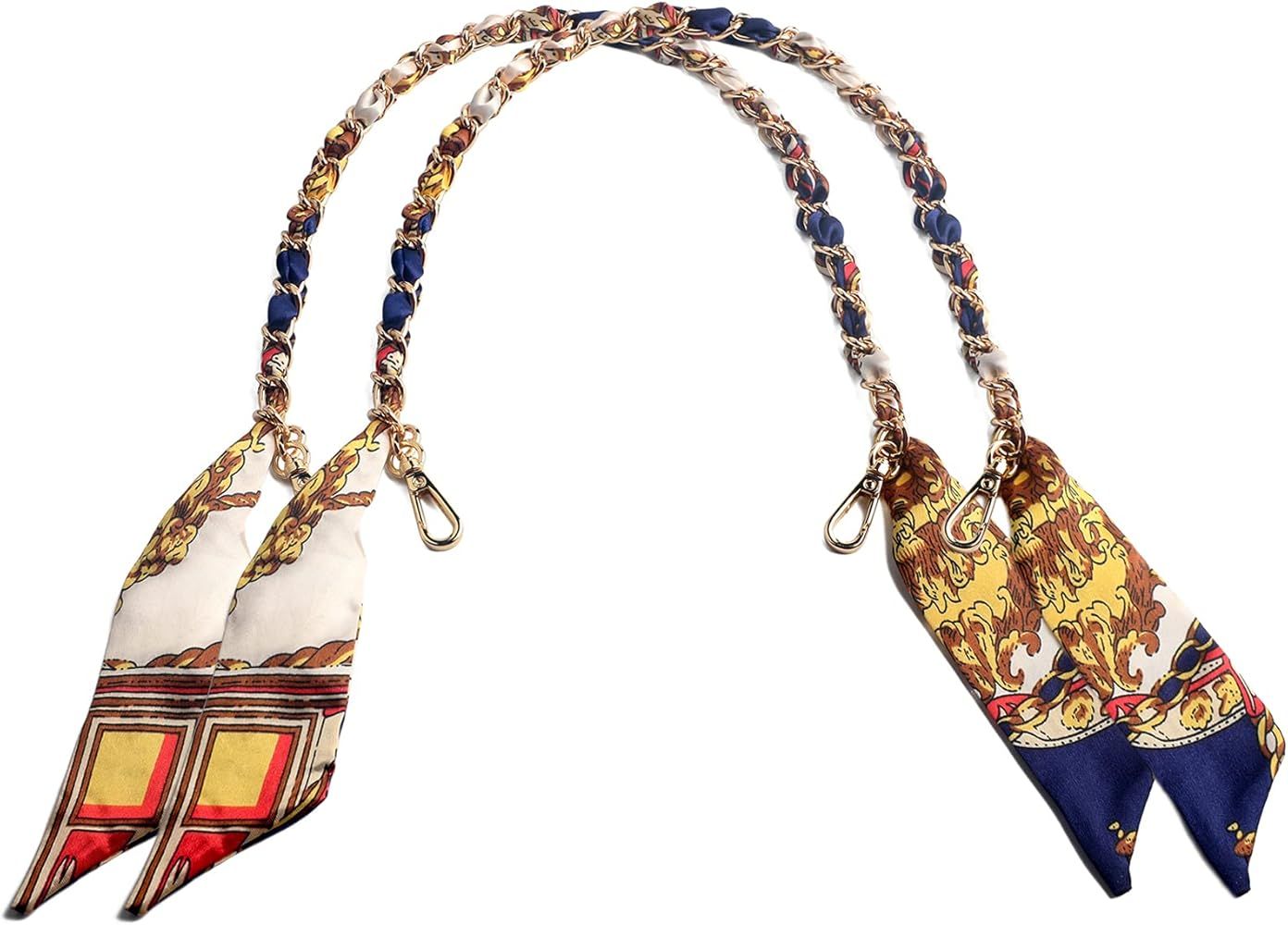 Beaulegan Silk Ribbon Purse Chain Handles, Replacement Straps for Handbag, Shoulder Bag, ... | Amazon (US)
