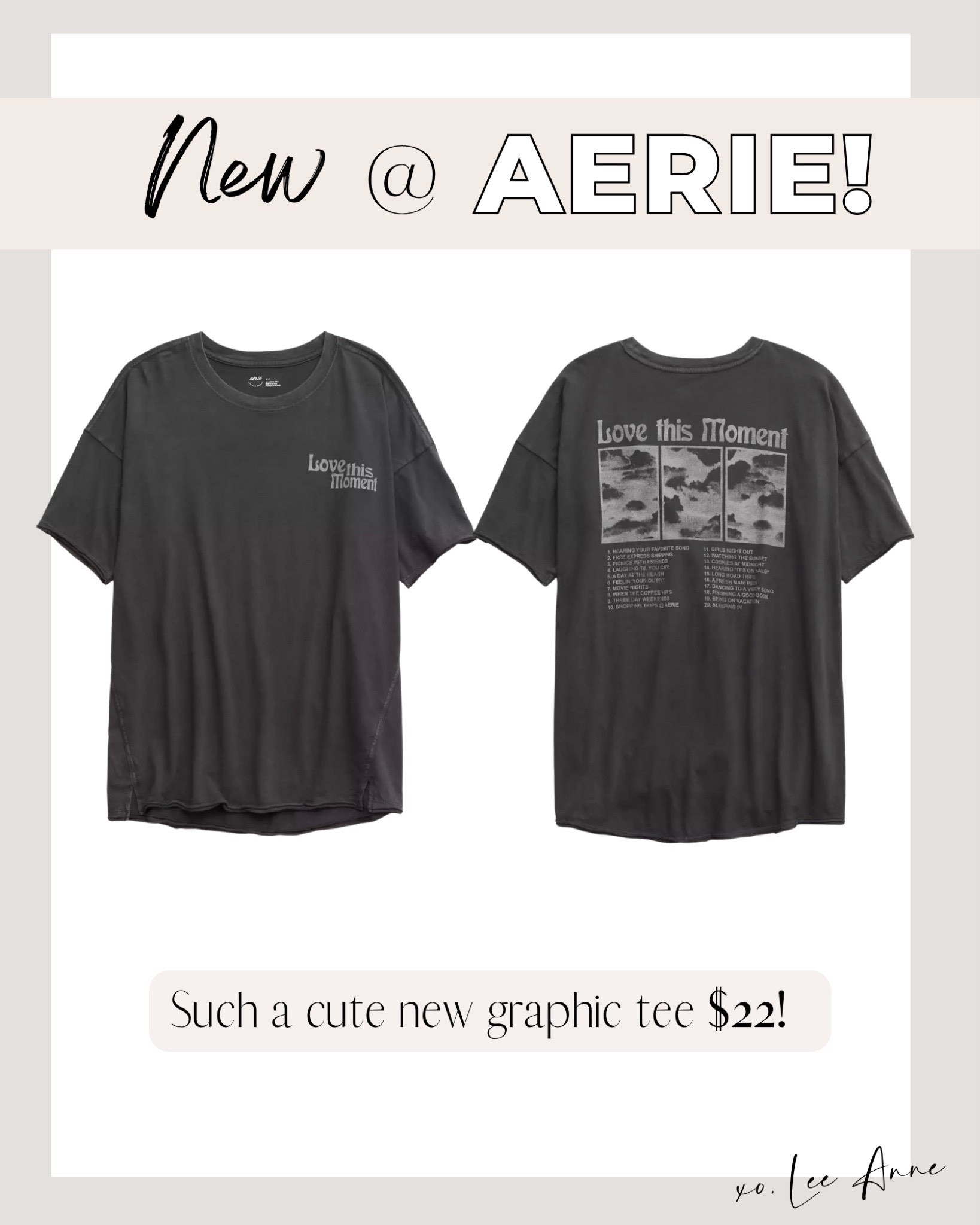 Aerie Oversized Boyfriend T-Shirt curated on LTK