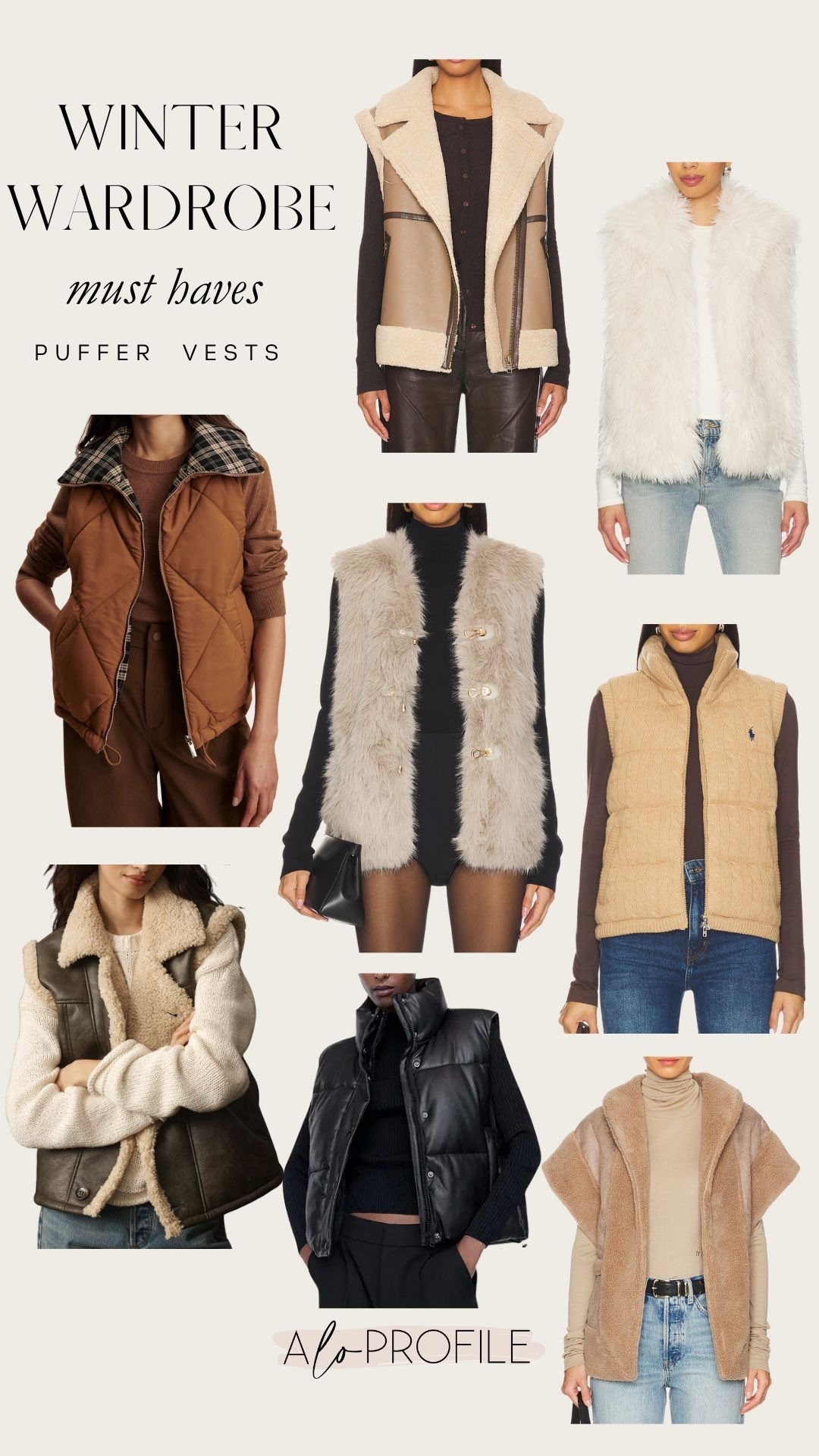 Winter Wardrobe Essentials: Puffer Vests // winter style, winter coat, winter outfit, winter jacket, winter outfit inspo, cold weather outfit, winter jackets trending, winter coats trending, winter outerwear, winter closet staples