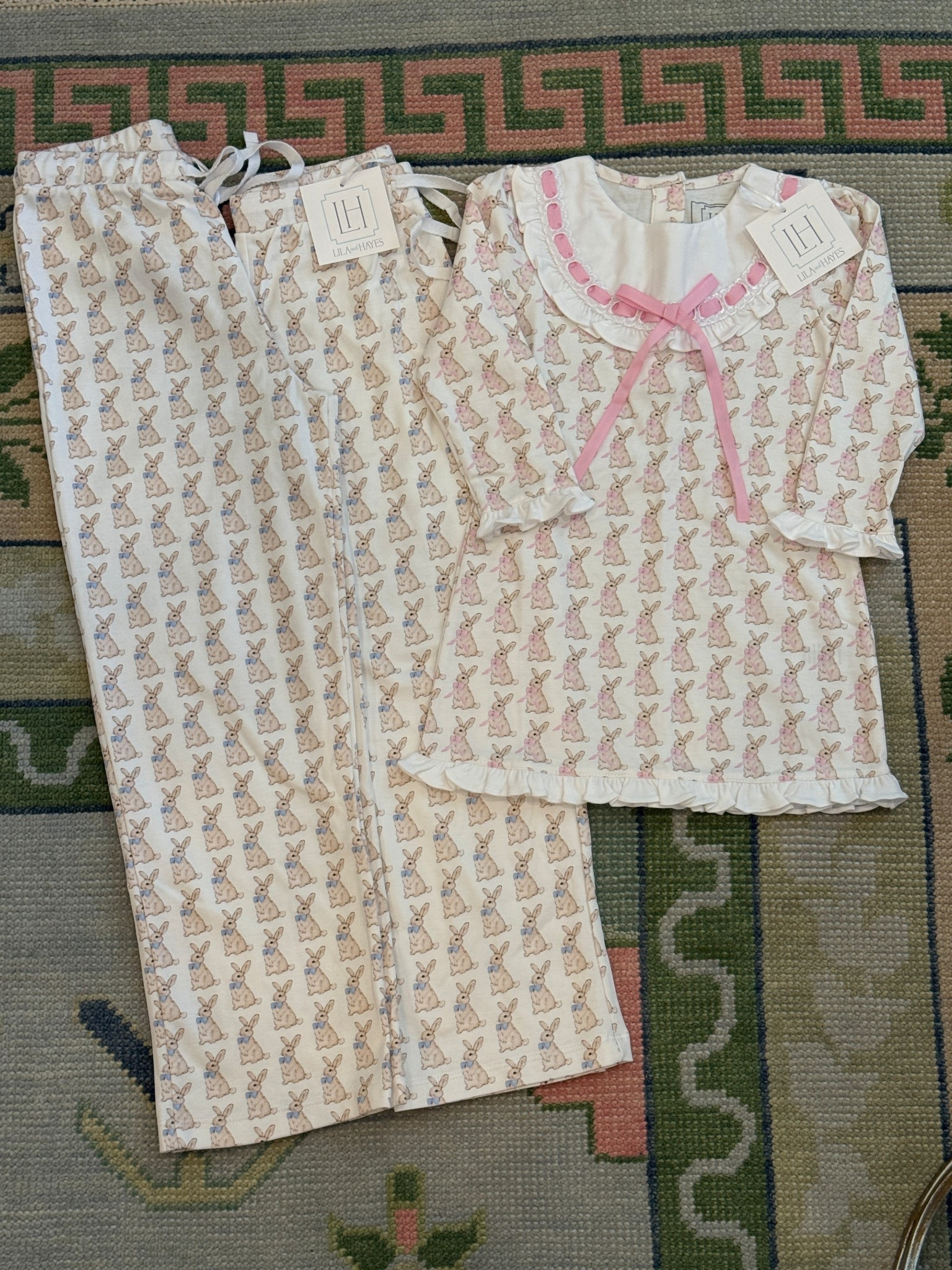 If you still need Easter pajamas for your kids, I am LOVING these sweet Lila and Hayes pajamas I picked for mine! The prints are precious and they are even cuter in person. This will be Margot’s first nightgown 🥹 This print comes in a style for everyone in the family, not just pajamas but outfits too! You can use my code DARLING10 🐰

#LTKSeasonal #LTKBaby #LTKKids