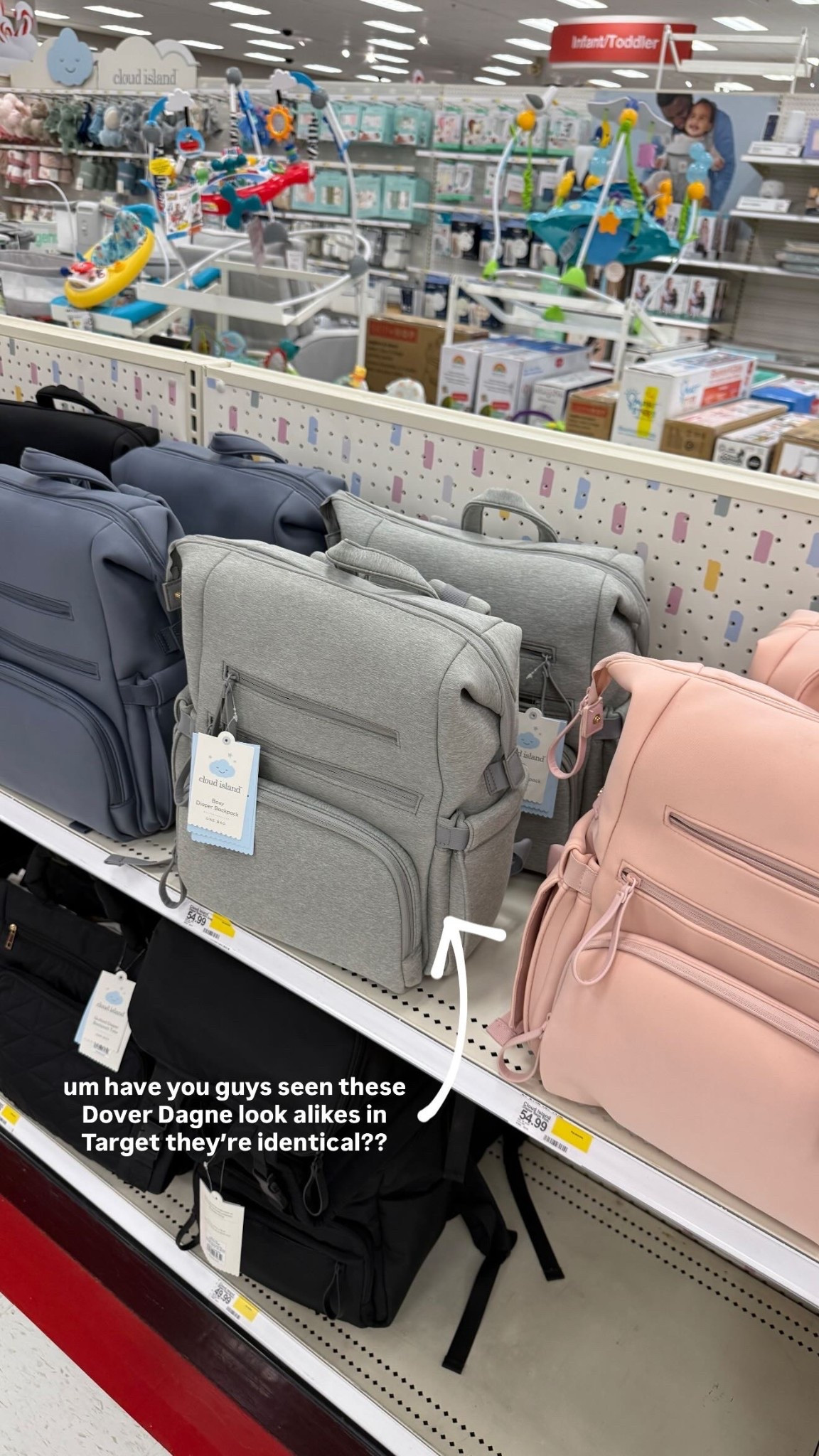 Dover Dagne diaper bag look alikes at Target!! 

#LTKKids #LTKBaby #LTKFamily