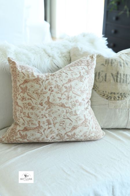 I love a subtle nod to spring. This block print pillow cover is perfect. You have to look twice to see the rabbits 🐇 and carrots 🥕 in the design .

#LTKSeasonal #LTKhome