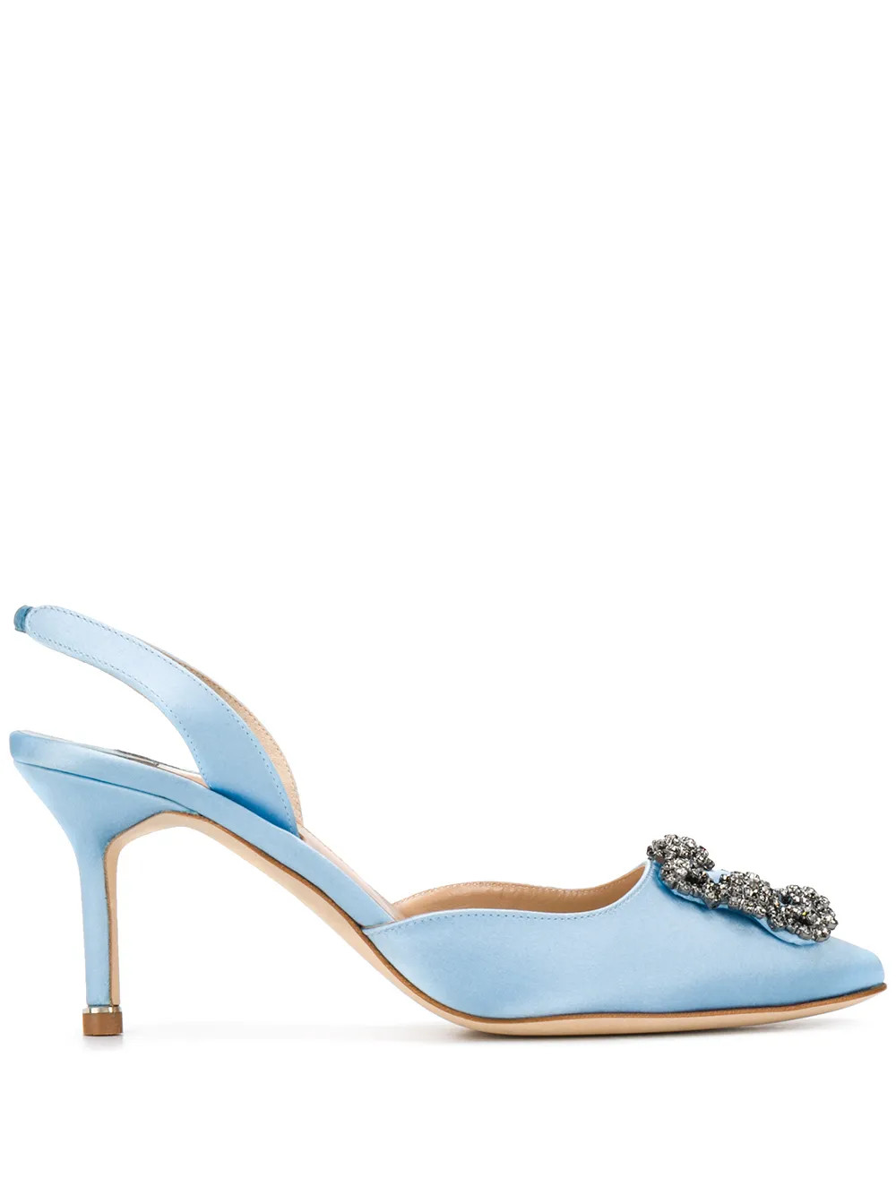 embellished toe slingback pumps | Farfetch Global