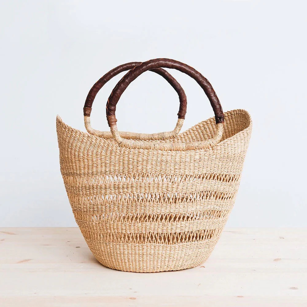 Woven Lace Shopper - Large | Roan Iris