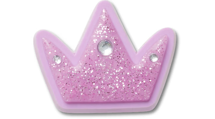 Tiny Purple Glitter Crown | Crocs (US)