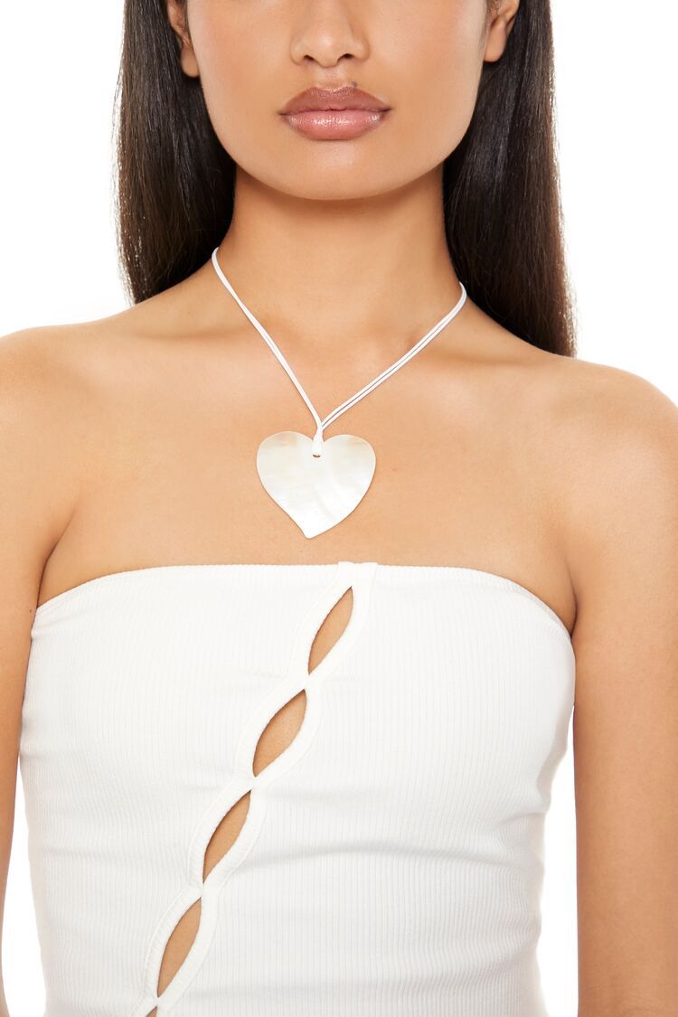 Seashell Heart Pendant Necklace | Forever 21