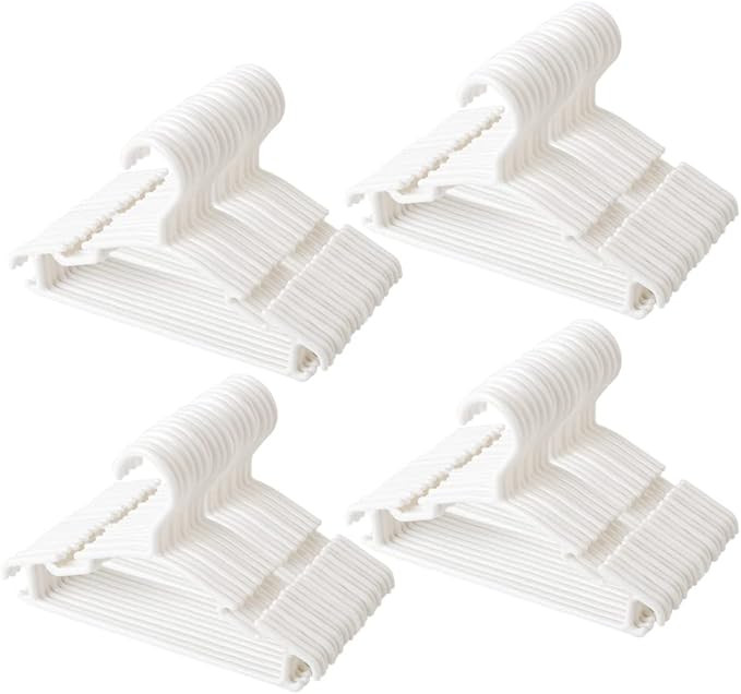 GoodtoU Baby Hangers 100Pack Kids Plastic Baby Clothes Hangers for Closet Small Children Infant T... | Amazon (US)