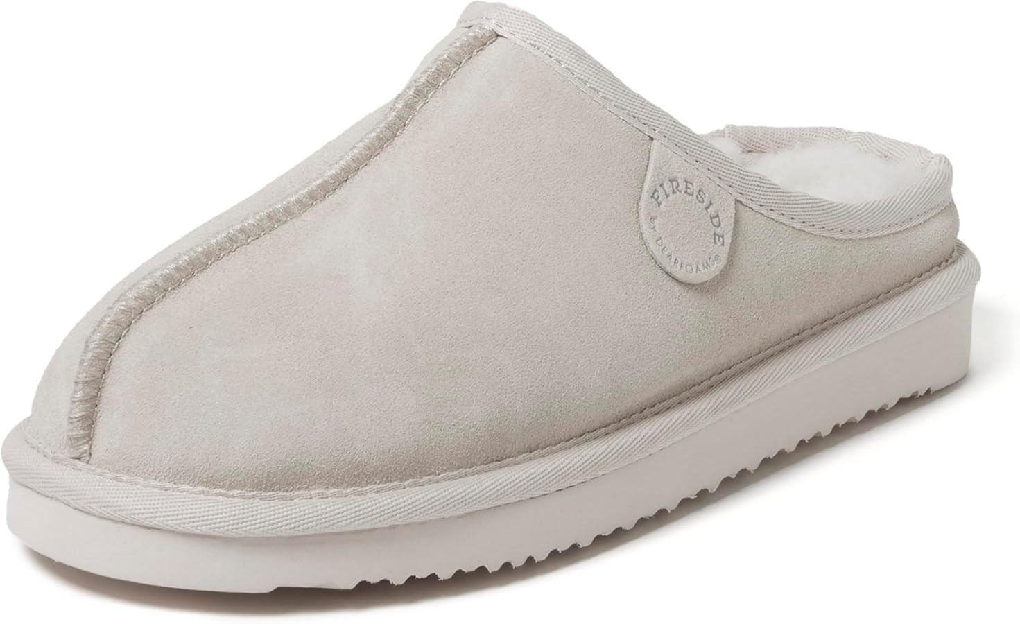 Fireside by Dearfoams Women's Greta Genuine Shearling Indoor Outdoor Clog | Amazon (US)