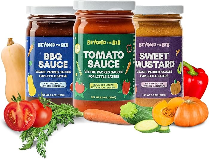 Beyond the Bib All Natural Toddler Sauces for Picky Eaters - Hidden Vegetables, No Added Sugar, Q... | Amazon (US)