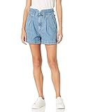 Levi's Women's High Waisted Mom Shorts, Puff Piece - Medium Indigo, 25 (US 0) | Amazon (US)