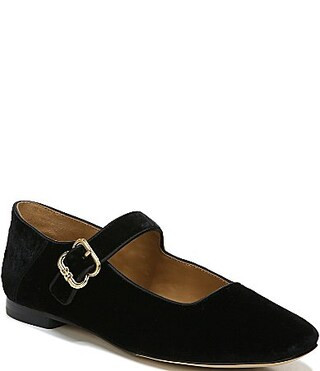 Sam Edelman Michaela Velvet Mary Jane Flats - 8.5 | Dillard's