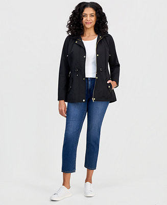 Women's Hooded Anorak Jacket | Macy's