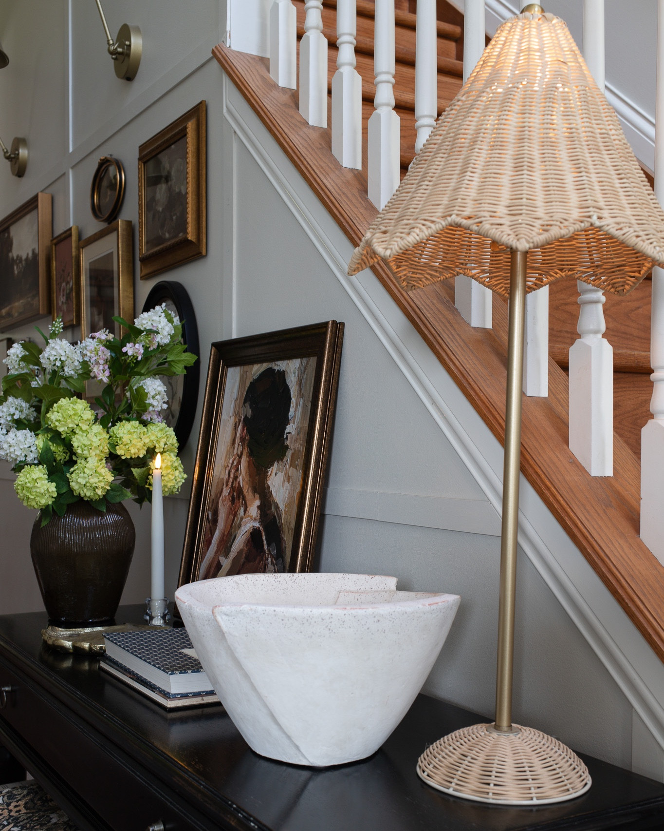 Rechargeable light bulb! No outlet needed. Hallway decor, entry decor, console table decor 

#LTKstyletip #LTKunder50 #LTKhome