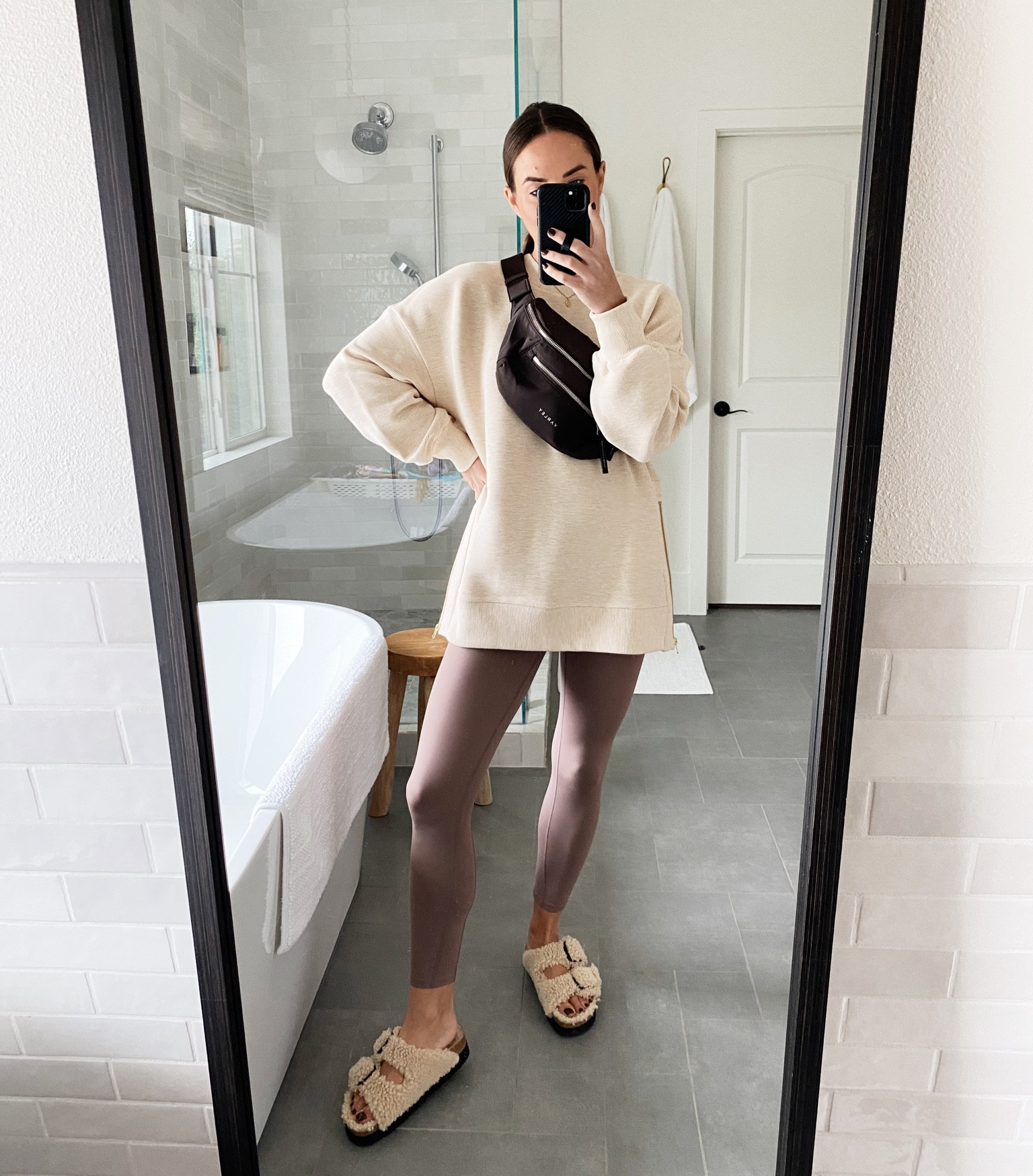 Fall new arrivals from Varley- love the length of this boyfriend sweatshirt (small, runs big). The comfiest leggings and my fave belt bag! 

#LTKover40 #LTKSeasonal #LTKfitness