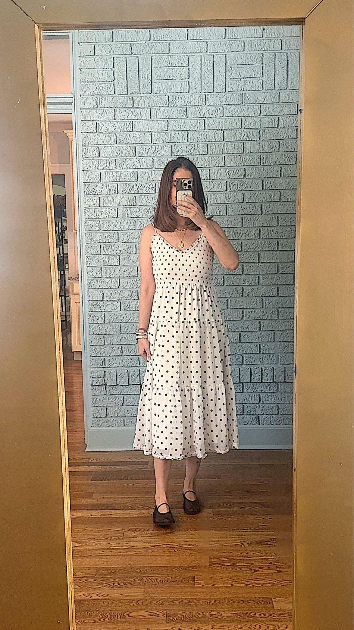 Aritzia dress. Comes in lots of colors and prints.  Wearing a small.

#LTKOver40 #LTKootd #LTKSaleAlert