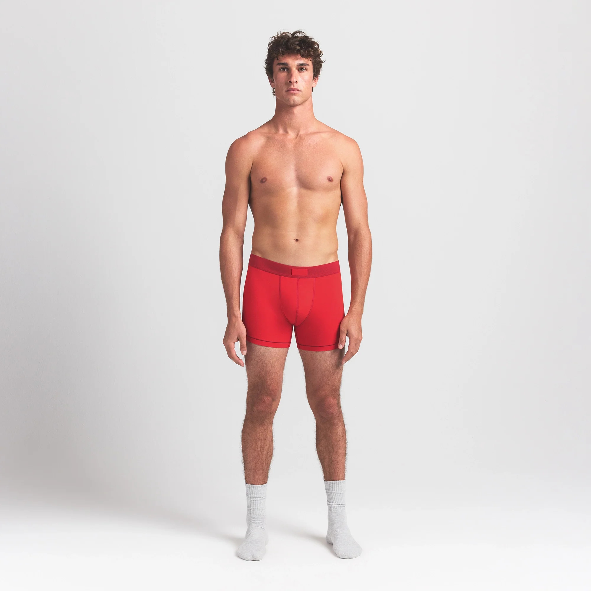 SKIMS COTTON MENS 3" BOXER BRIEF 3-PACK | RUBY ESPRESSO MULTI | SKIMS | SKIMS (US)