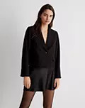 Cropped Tuxedo Blazer | Madewell