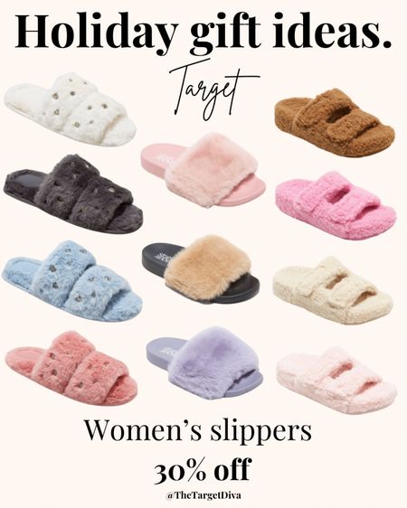 GIFT IDEA: Women’s slippers are 30% off right now at Target! 😍🙌🏼 These would be perfect, cozy stocking stuffers for the holidays! 

#Target #TargetStyle #TargetFinds #TargetTrends #slippers #houseshoes #slides #shoes #stockingstuffers #stockingstuffersforher #girlstockingstuffers #cozy #cozygift #loungewear #giftsforthehomebody #giftidea #giftsforher #giftsformom #giftsforteens #winterstyle #christmas #holidays #christmasgift #holidaygift  



#LTKsalealert #LTKHoliday #LTKGiftGuide