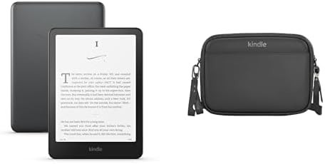Amazon Kindle Paperwhite Bundle: Includes, Amazon Kindle Paperwhite Signature Edition 32GB | Metallic Black and Sling Bag | Cinder | Amazon (US)