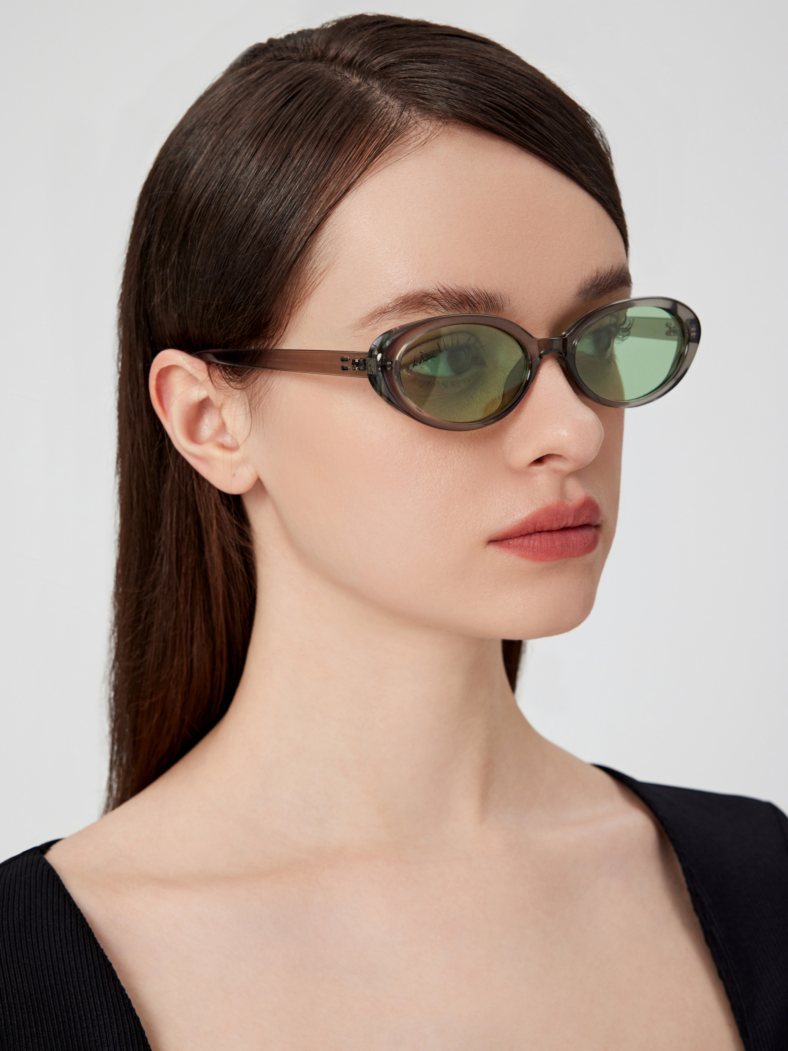Oval Full Rim Fashion Glasses | Cider