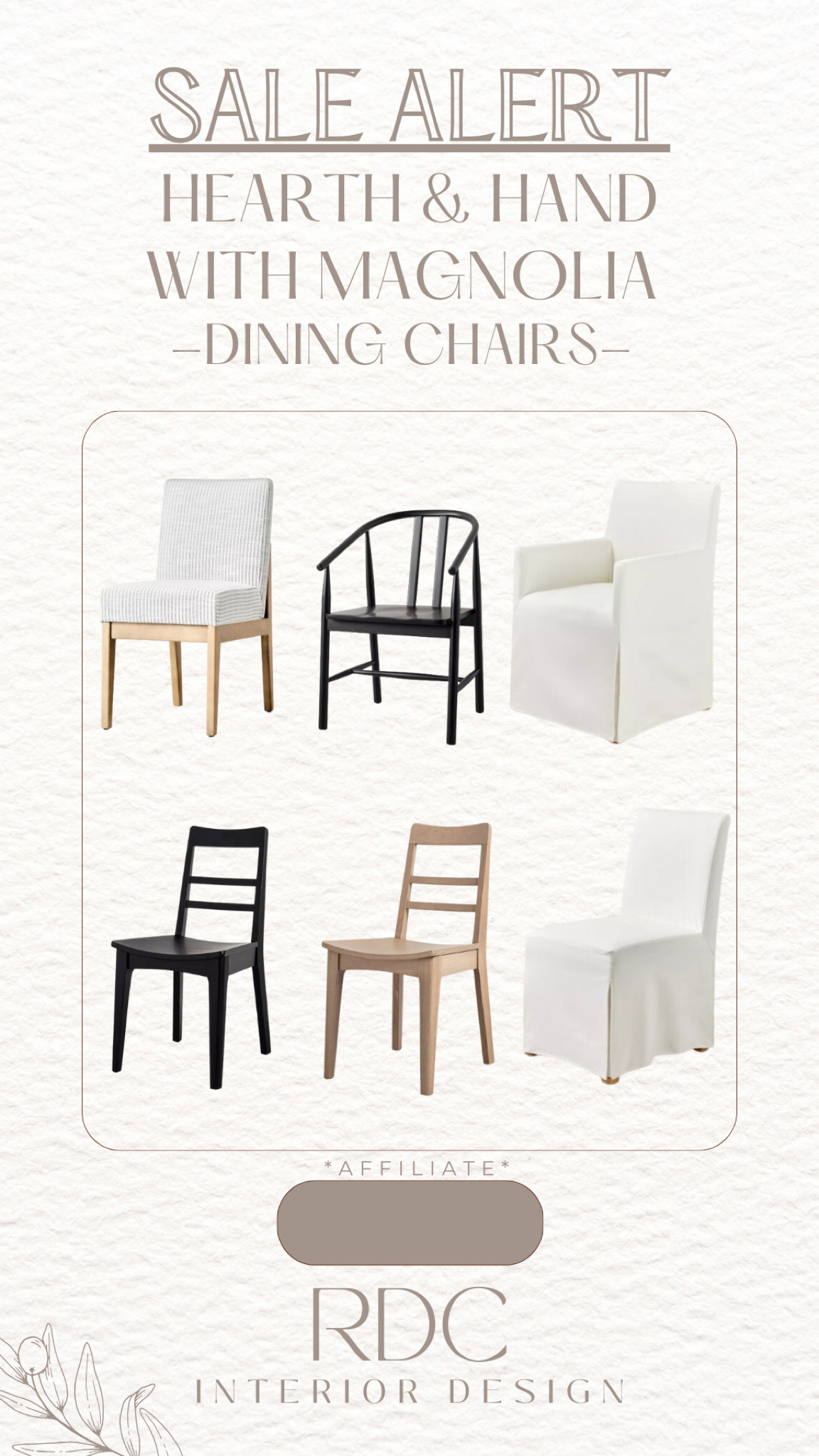 Hearth and Hand with Magnolia sale on dining chairs! 

#LTKhome #LTKsalealert