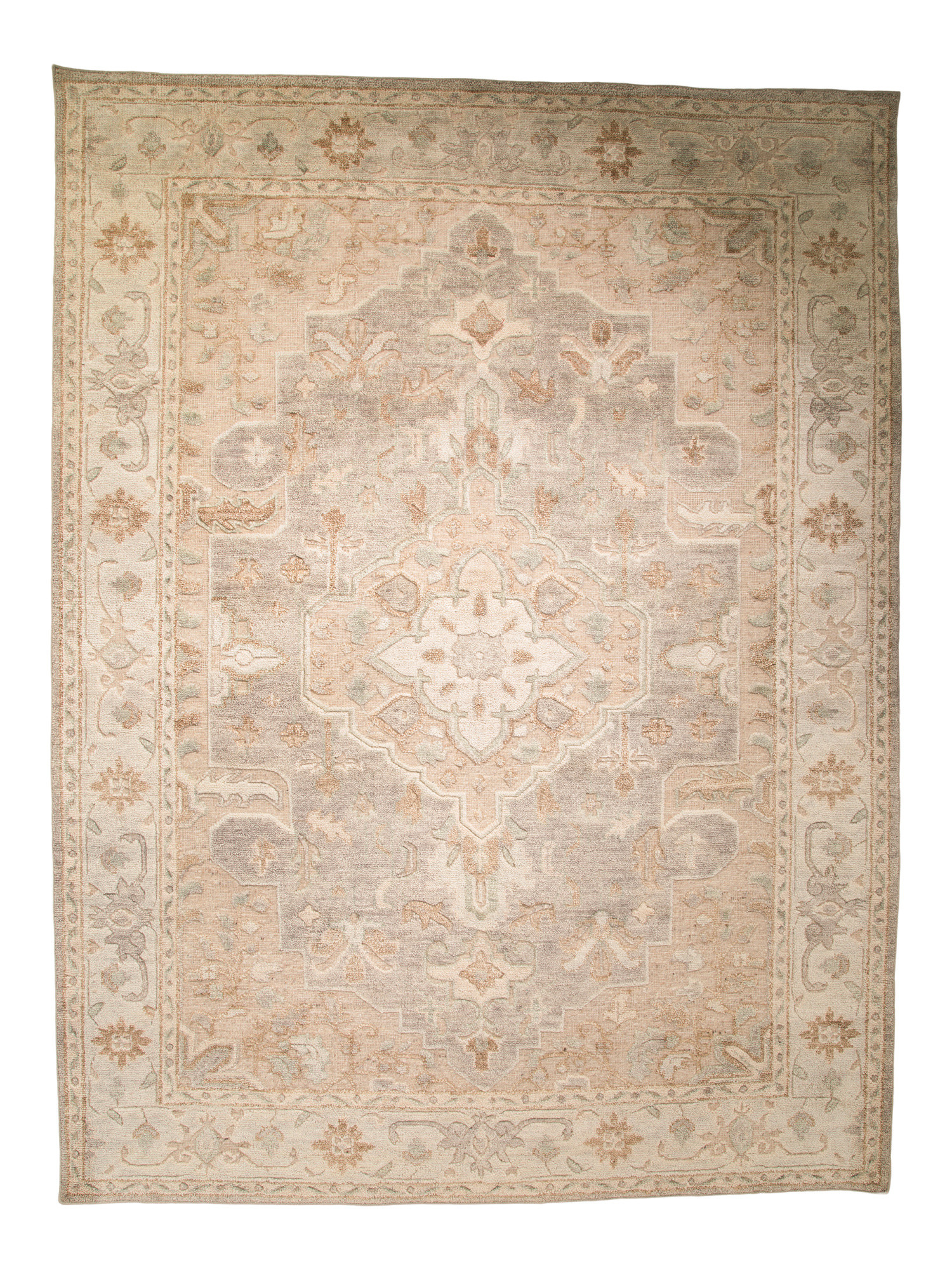 9x12 Wool Blend Shirin Cyrus Hand Knotted And Carted Area Rug | TJ Maxx