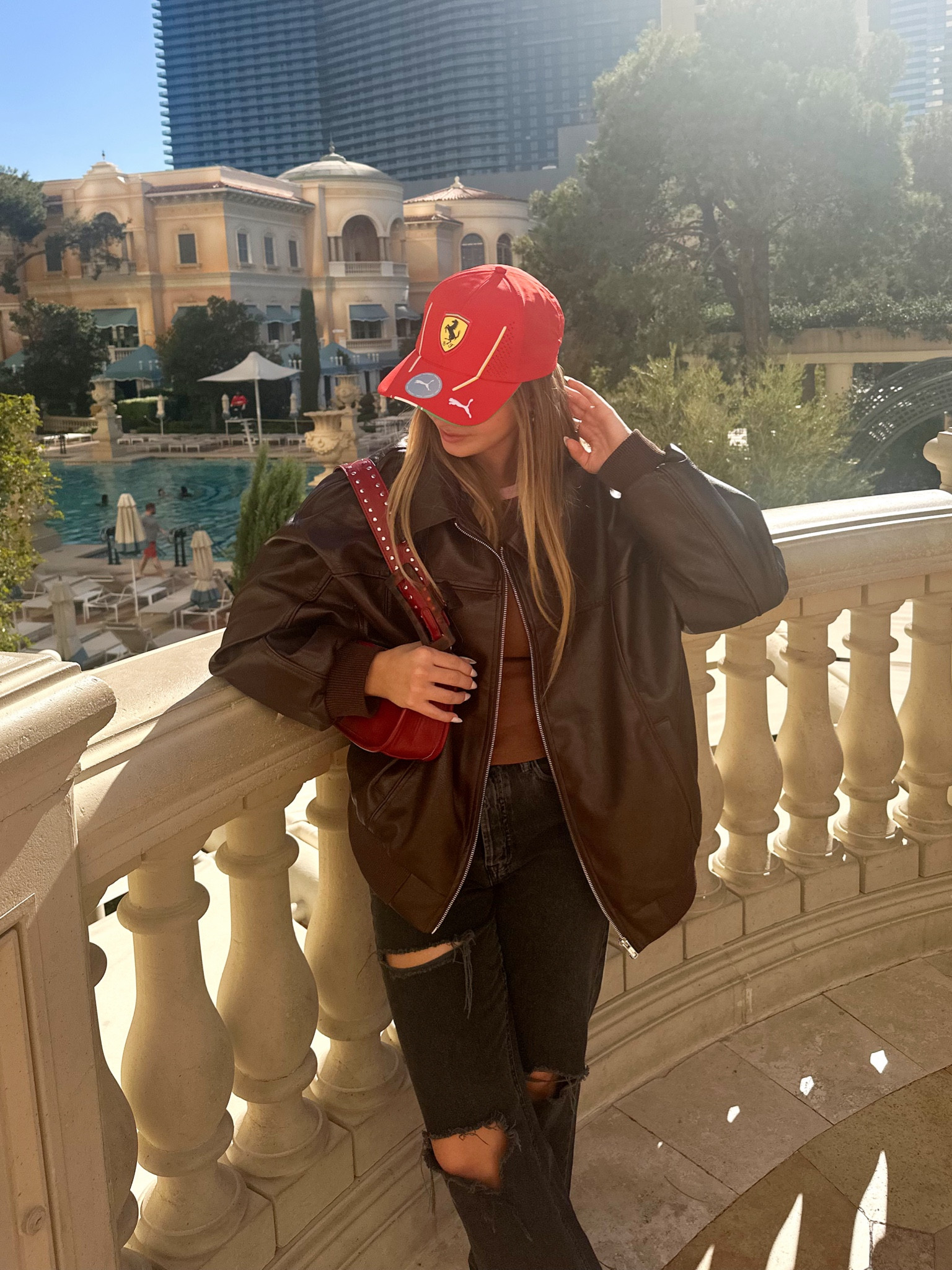 throwback to vegas ootd’s 🏎️🏆🏁
