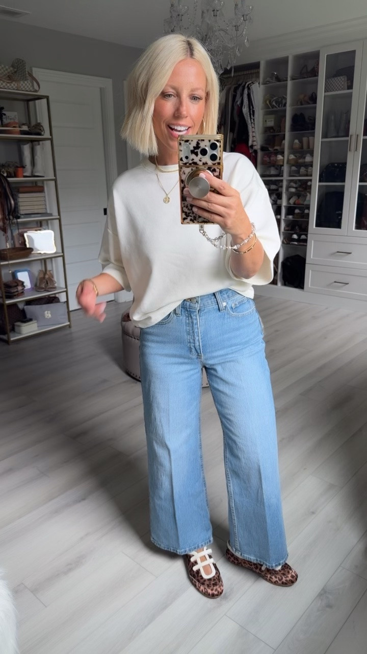 Top size small
Jeans size 5
Shoes kids size 5 (I’m a womens size 7)

#LTKSeasonal #LTKOver40 #LTKmomlife