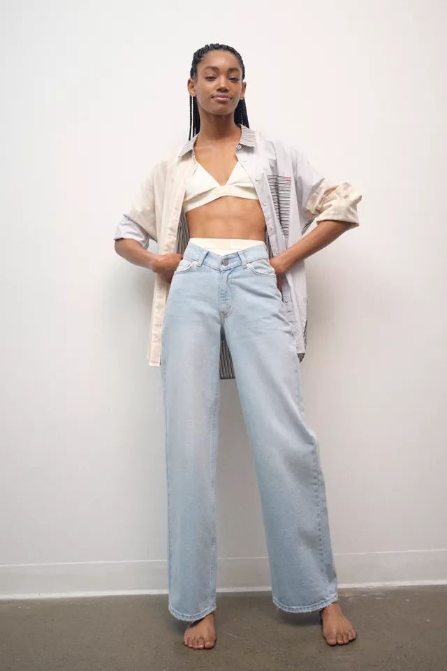 BDG Dipped-V Wide Leg Jean | Urban Outfitters (US and RoW)