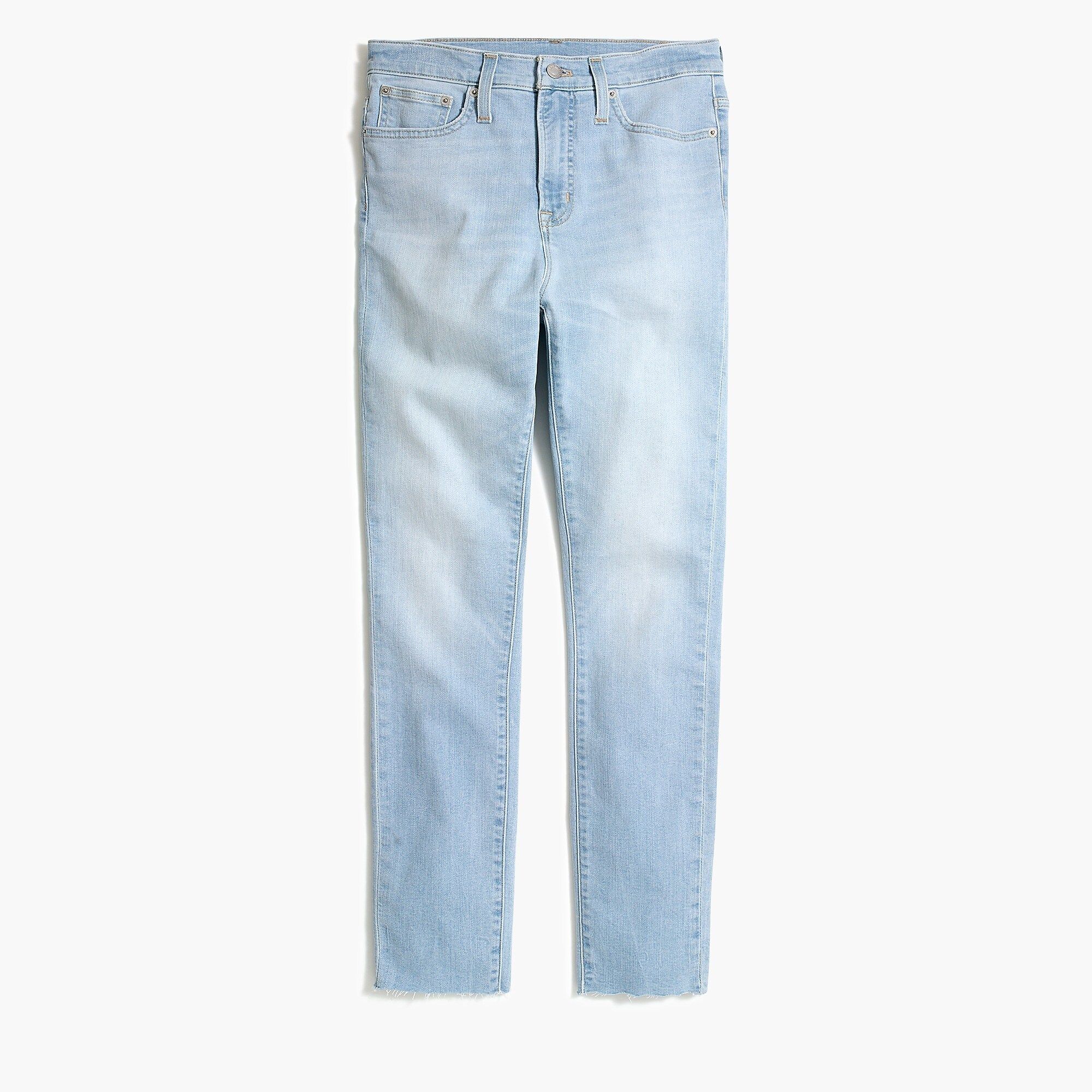 10" highest-rise skinny jean with chewed hem | J.Crew Factory