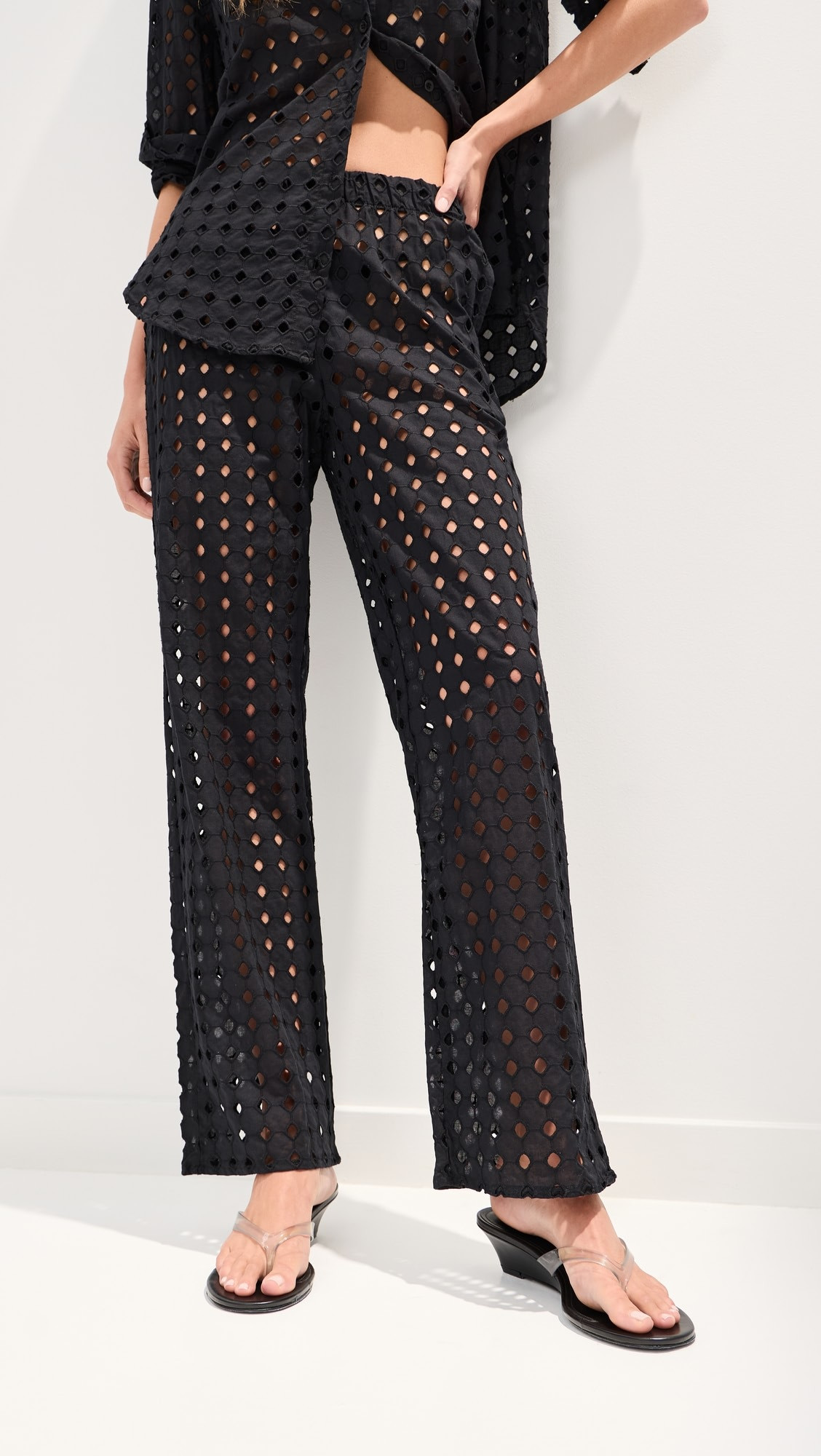 LE BOP Eyelet Odette Pants | Shopbop | Shopbop