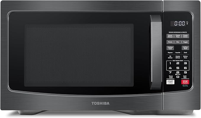 TOSHIBA EM131A5C-BS Countertop Microwave Ovens 1.2 Cu Ft, 12.4" Removable Turntable Smart Humidit... | Amazon (US)