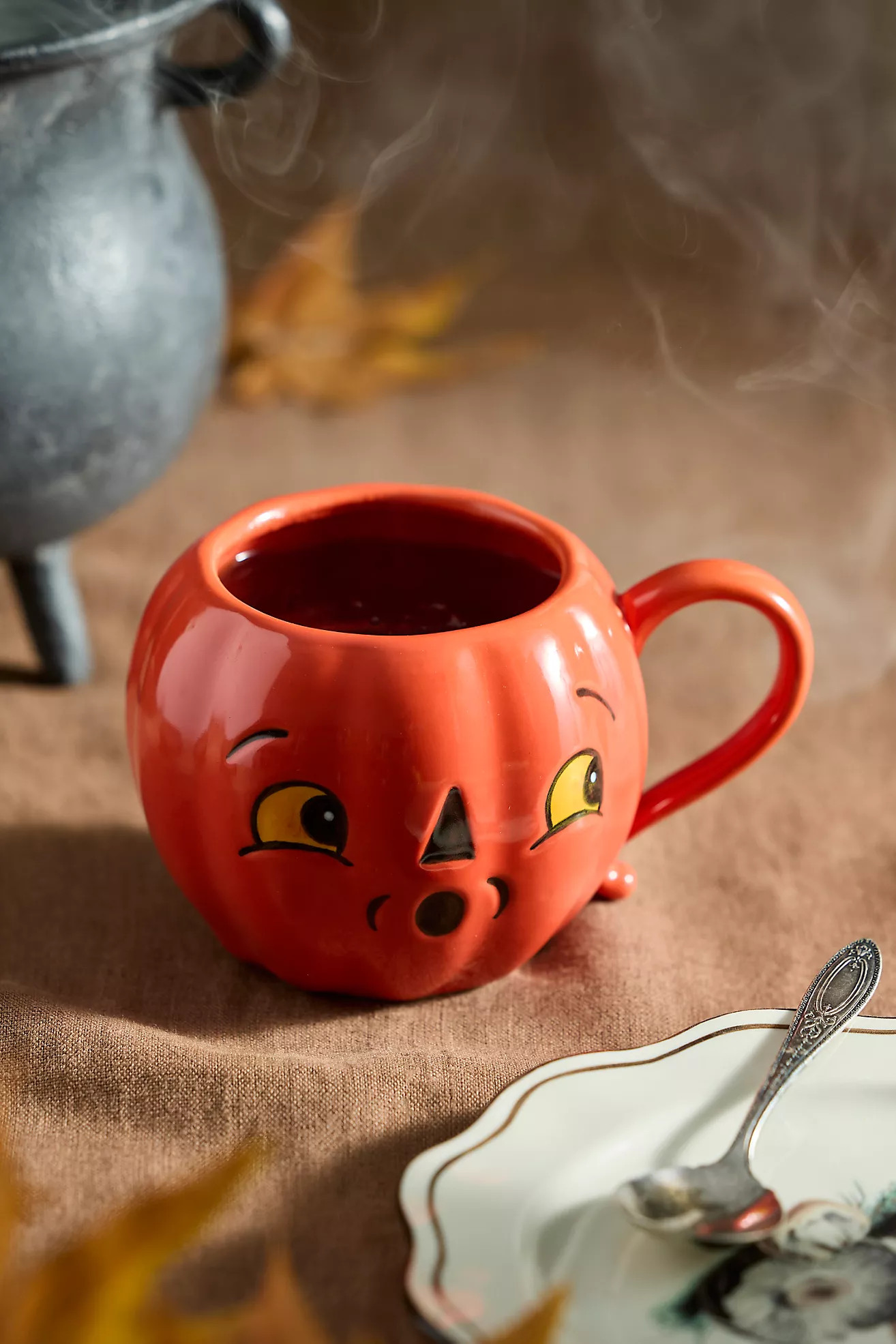 Jack-o\u2019-Lantern Stoneware Mug | Anthropologie (US)