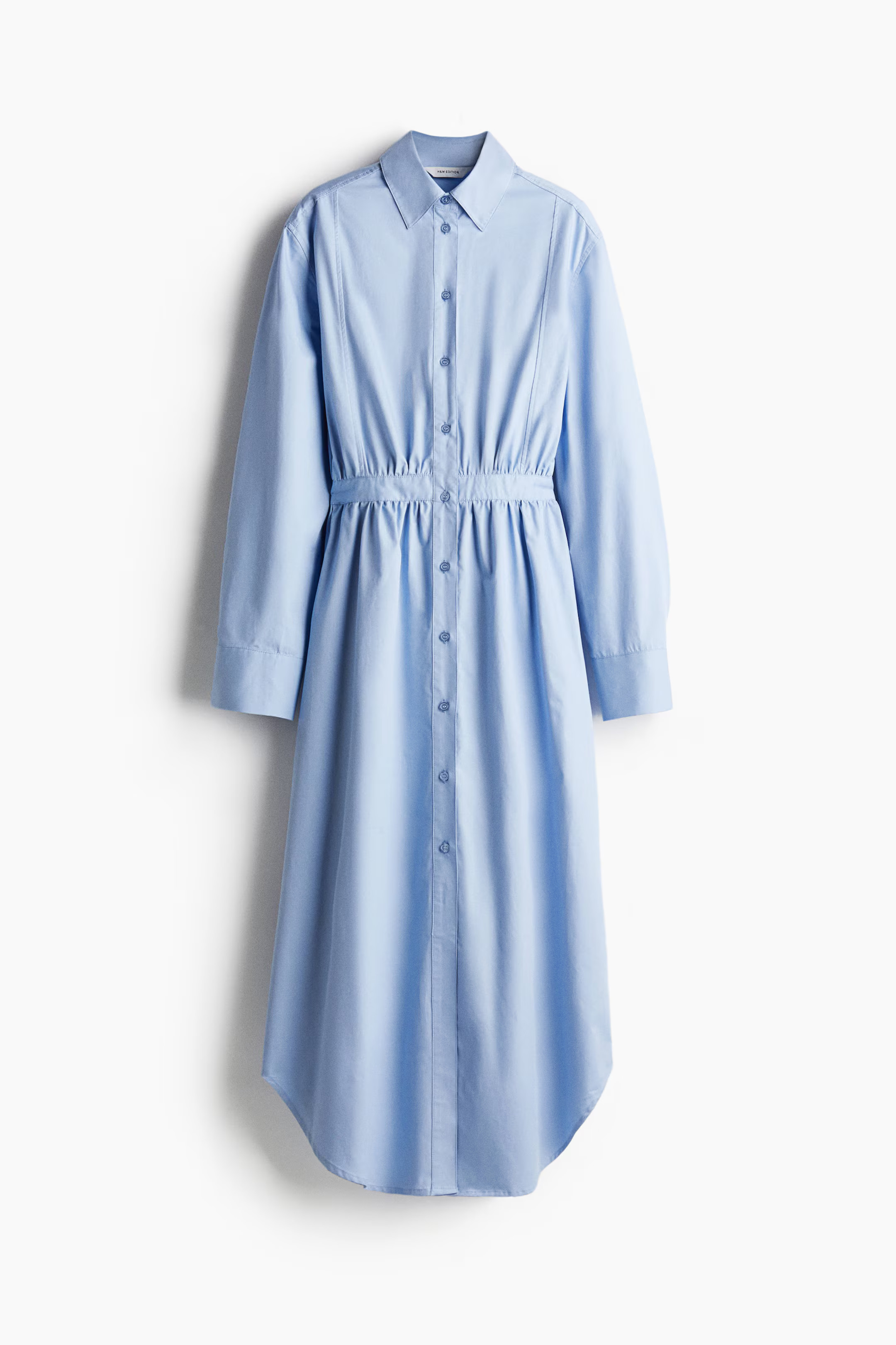 Cotton shirt dress - Light blue - Ladies | H&M GB | H&M (UK, MY, IN, SG, PH, TW, HK)