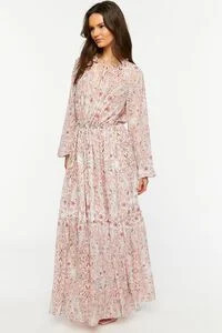 Chiffon Floral Print Maxi Dress | Forever 21 (US)