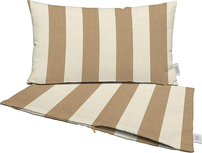 RSH DECOR: Sunbrella Pillow Covers Set of 2 | Covers Only - 20" x 12" | Outdoor Lumbar Pillow Cov... | Amazon (US)