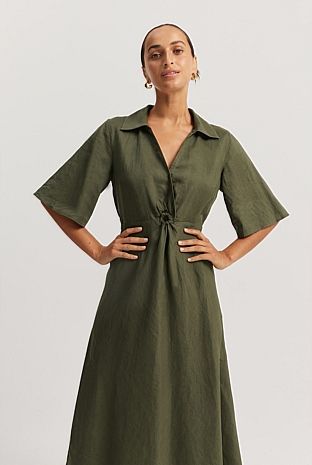 Cut-Out Midi Dress | Country Road