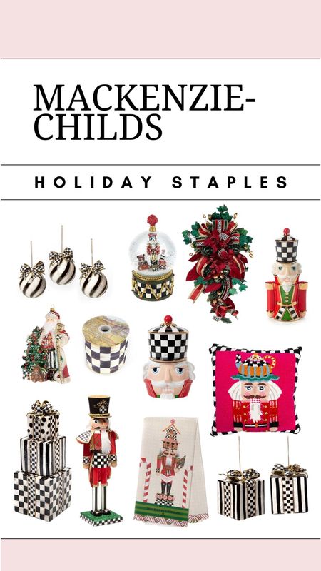 Mackenzie Childs holiday gifts! Love these items for Christmas presents! 

#LTKGiftGuide #LTKHoliday #LTKhome